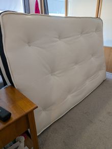Small Double Bed - Mattress, Divan base and Headboard
