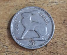 Ireland 1962, 3 Pence - free standard postage