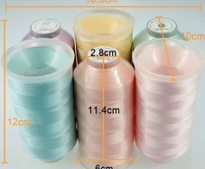 Brand New brothread Set of 6 Pastel Colors.