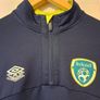 Ireland Football Track Top. Official Umbro Quarter Zip Youth Age 11 To 13 Years. Collect In Dublin Or Receive Via Post. Image 3