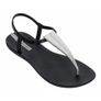 Ipanema Class Black Toe Post Sandal with Silver T-bar Strap EU38 UK5 Image 4