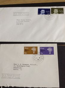 Stamps FDC 1970 Kevin Barry, European conservation