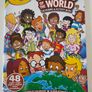 Crayola colours of the world colouring book & pencils Image 2