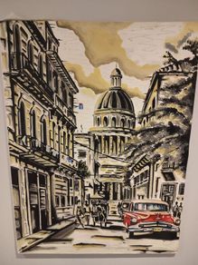 Havana street painting
