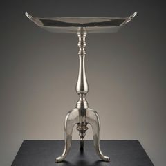 vintage aluminium side table