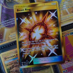 Beast Ring ! Secret Rare ! from Forbidden Light Set ! 2018 ! Pokemon Card !
