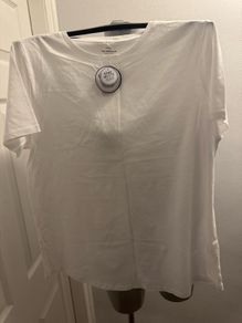 BNWT Women's George the regular crew neck white t shirt size UK16 EU44 Free post