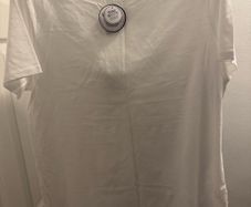 BNWT Women's George the regular crew neck white t shirt size UK16 EU44 Free post