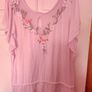 Pink embroidered top size UK12 EU40 Postage included Image 4