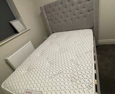 Small Double bed and Mattress (4ft)