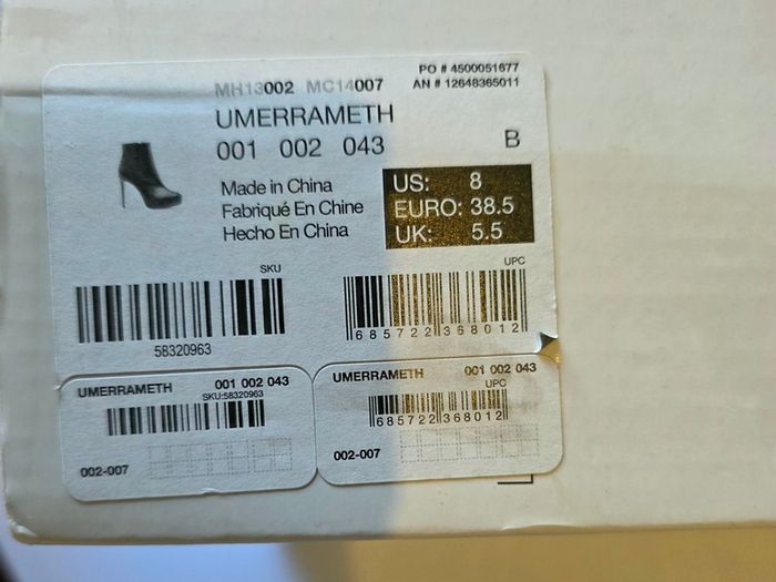 ALDO Overgamer Black Heeled Boots size 5