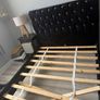 Luxury Black Velvet Tufted Bed Frame Image 2