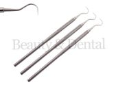 3x Dental Examination Probe 23 Oral Hygiene Stainless Steel Tool
