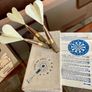 Rare Vintage Dorwin Heavy True Balance Brass Darts in Original Box with Instructions Image 3