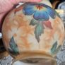 Handpainted Glass Globe shade Bellova Antique 1920s/30s Bellova Art Nouveau Czech glass globe shade Image 6