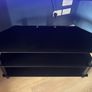Black Glass TV Stand Image 2