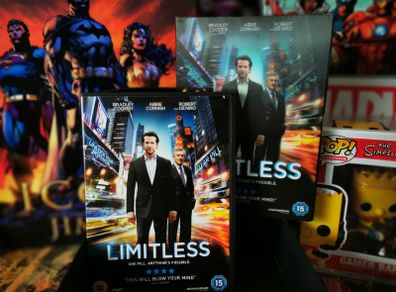 Limitless ! DVD ! Lenticular Slipcase Cover ! 2011 ! Robert De Niro and Bradley Cooper !