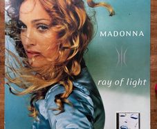 Madonna - Ray Of Light - Very Large Thick Card Store Promo Display