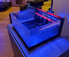 Marine Aquarium Frag Tank, light, pump and Cabinet