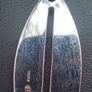 Vintage Sisley 925 Sterling Silver Surfboard Pendant with Ball Chain Image 2