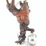 Vintage tree spirit carving Image 8