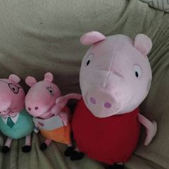 Peppa pig family.