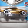 Hotwheels 57 Chevy Gold (2021) Chevy Bel Air 44/250 Carded Image 2