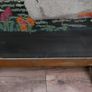 Vintage Fire Screen with Swans Embroidery inset behind glass. Image 7