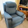 Parkerknoll Boston Electric Recliner Chair Fabric Navy Image 2