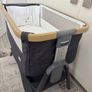 Brand New Bedside Crib Charcoal. Image 4
