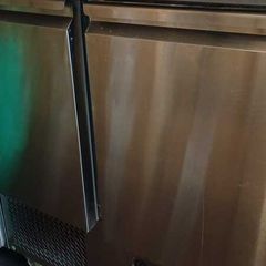 Finntec Commercial 2 Door Undercounter Fridge  Stainless Steel