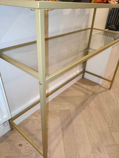 Gold Console Table