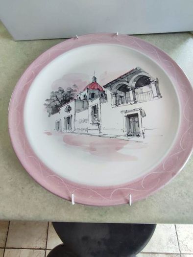 Spainsh Bone China Wall Plate.