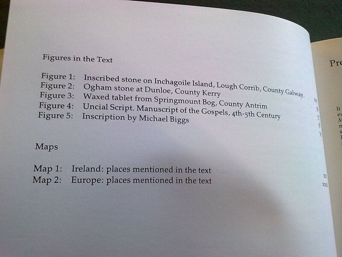The Irish Hand Scribes and manuscripts with exemplar of scripts Ireland Dolmen