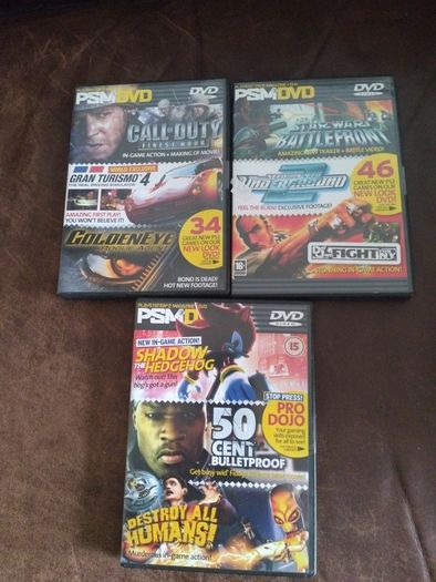 Nice Selection Of PSW PlayStation And PSM DVD`s 12 In Total