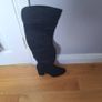 New Look Faux suede boots Image 2