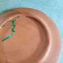 Lovely Terracotta Hanging Wall Plate. 21 Cm. Diameter Image 3