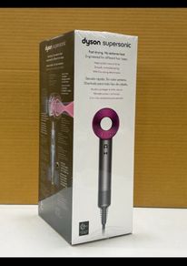 Dyson Supersonic Hair Dryer Iron Fuchsia, Fast Drying No Extreme Heat | SEALED |