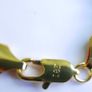 Men's  Bracelet 18K Yellow Gold Plated Flat Cuban Link Chain Bracelet length 8" Image 3