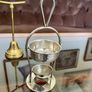 Unusual Antique Silver Plate Table Tea Strainer with Drip Bowl 1900s Image 9