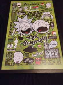 framed poster