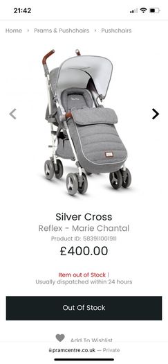 Silvercross Marie Chantel stroller