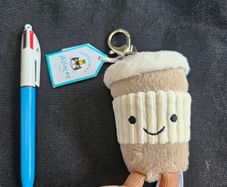 Jellycat Amuseables Coffee-to-Go Bag Charm