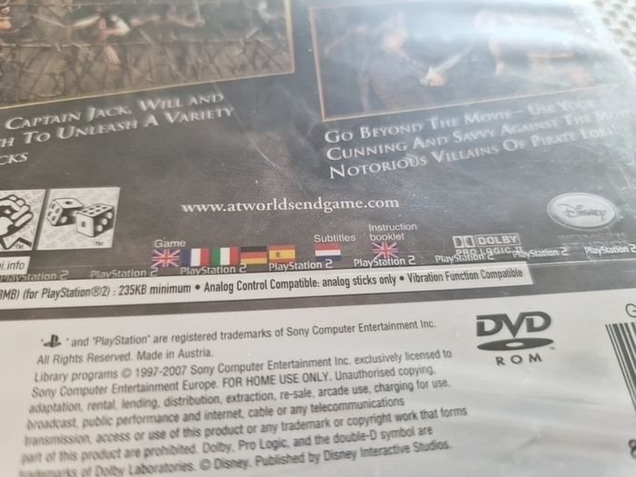 Brand new game sealed Pirates of the Caribbean at the world s end PlayStation2 Ps2 Games Original