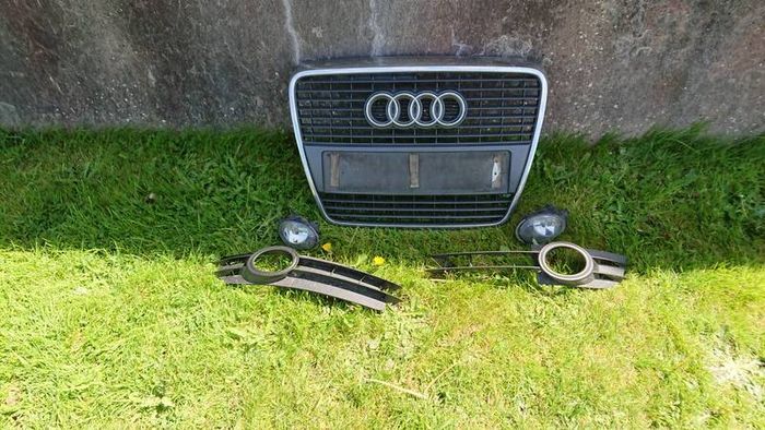 Genuine s-line audi a6 c6 sport shock absorbers springs stop dampers top mounts.35mm lower suspension arms wishbones leather interior etc.. Parts breaking