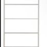 Grey Wooden Bookcase Display Shelf Dutch design Image 7