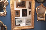 Antique French Gilt Wall Mirror c1900