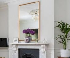 brass mirror