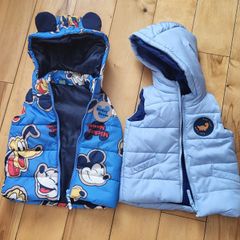 Two baby boy vests