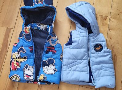 Two baby boy vests